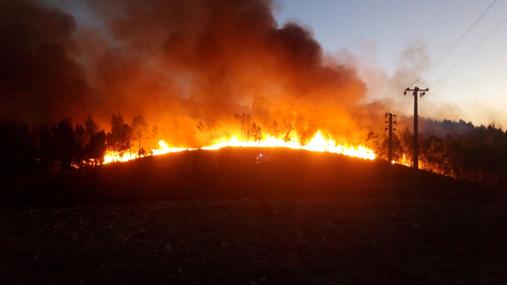 Rede da Fibroglobal afetada por incêndios na Zona Centro